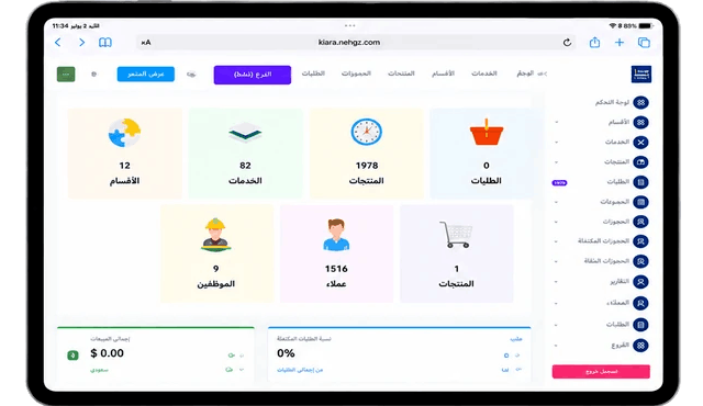 Nehgz Hub dashboard preview
